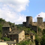 Brousse le Château, un des plus beaux villages d'Aveyron
